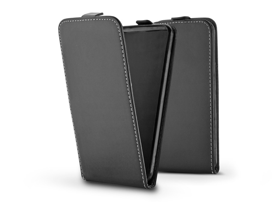 Slim Flexi Flip bőrtok - Samsung Galaxy A236U A23 5G - fekete
