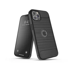   Haffner Carbon Logo szilikon tok - Apple iPhone 14 Plus - fekete