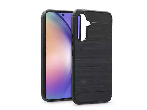 Haffner Carbon szilikon tok - Samsung SM-A546 Galaxy A54 5G - fekete