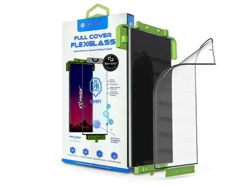 Bestsuit Flexglass 3D Full Cover - Samsung G998F Galaxy S21 Ultra rugalmas üvegfólia