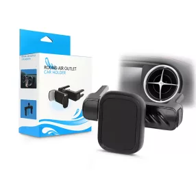   Haffner MP-M mágneses autós tartó kerek szellőzőrácsba (pl. Mercedes) - fekete