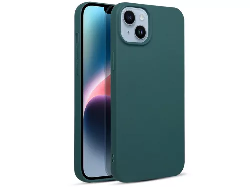 Haffner Matt Case szilikon tok - Xiaomi Redmi 12C - zöld