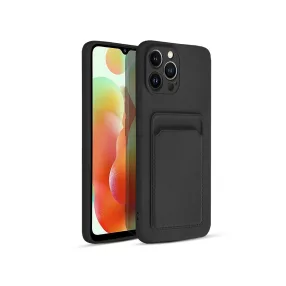   Haffner Card Case kártyatartós szilikon tok - Xiaomi Redmi Note 12 Pro 5G/Poco X5 Pro 5G - fekete