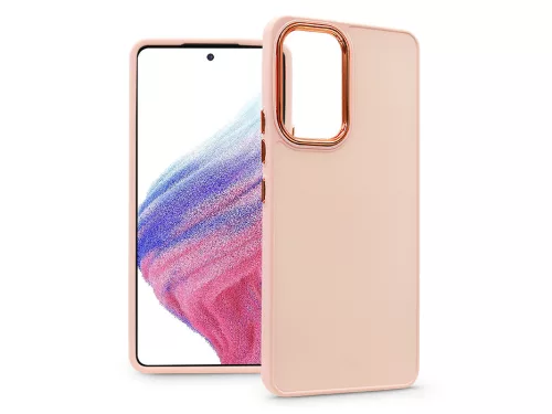 Haffner Frame szilikon tok - Samsung A536U Galaxy A53 5G - pink