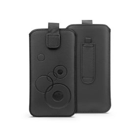   Haffner DECO kihúzható telefontok - Apple iPhone 12/12 Pro/Samsung Xcover 5/S21 5G/Note/2/3 - fekete