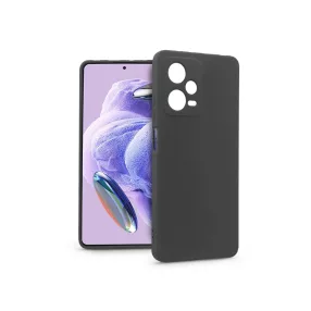   Haffner Soft szilikon tok - Xiaomi Redmi Note 12 Pro+ 5G - fekete