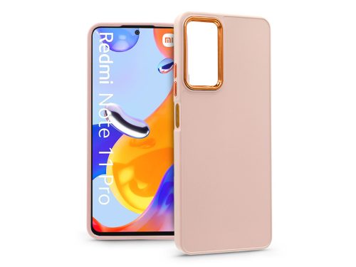 Xiaomi Redmi Note 11 Pro/Redmi Note 11 Pro 5G szilikon hátlap - Frame -         rózsaszín