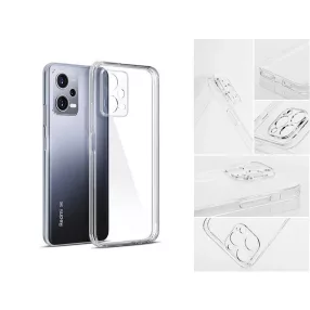   Haffner Clear Case szilikon tok - Xiaomi Redmi Note 12 Pro+ 5G - átlátszó