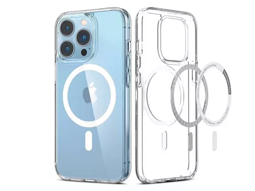 Haffner Clear Mag Cover szilikon tok - Apple iPhone 12/12 Pro - átlátszó