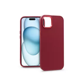 Haffner Frame szilikon tok - Apple iPhone 15 Plus - magenta