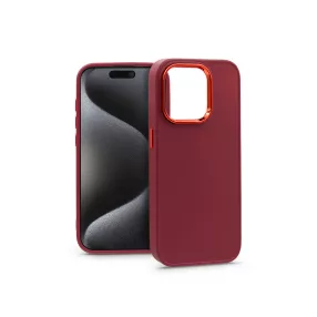 Haffner Frame szilikon tok - Apple iPhone 15 Pro - magenta