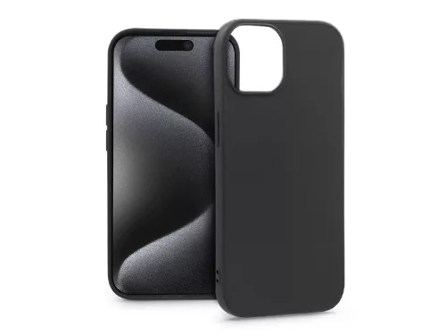 Haffner Matt tok - Apple iPhone 15 Pro - fekete