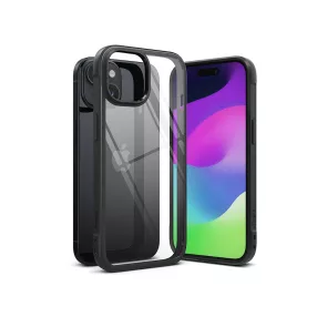   Ringke Fusion Bold ütésálló tok - Apple iPhone 15 - fekete/átlátszó