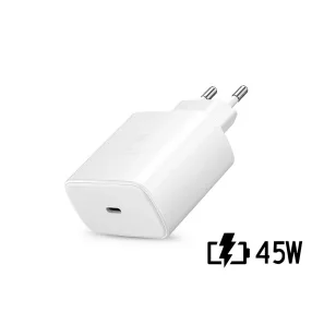   Samsung EP-TA845EWE gyári USB hálózati gyorstöltő adapter 45W PD Type-C - fehér - ECO