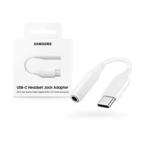   Samsung EE-UC10JUWEGUS gyári Type-C/3,5mm jack átalakító adapter - fehér