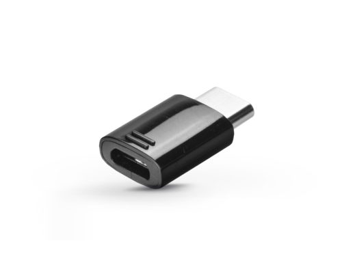 Samsung gyári micro USB - USB Type-C adapter - EE-GG970/GH98-40218A - black (ECO csomagolás)