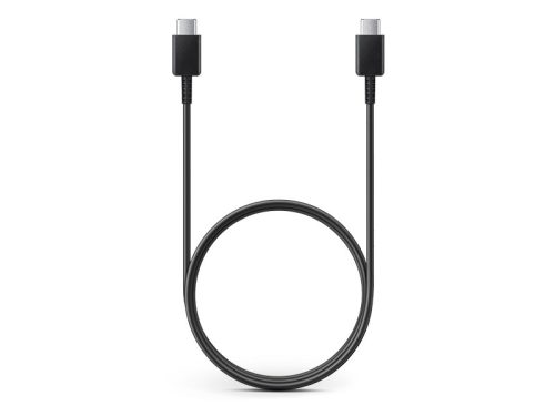 Samsung gyári USB Type-C - USB Type-C adat- és töltőkábel 100 cm-es vezetékkel  -EP-DA705BBE - fekete (ECO csomagolás)