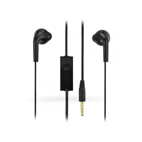   Samsung gyári sztereó felvevős fülhallgató - EHS61ASFBE black - 3,5 mm jack -   fehér csatlakozós - fekete (ECO csomagolás)