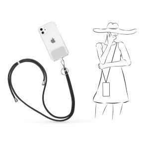 Setty ST1-1 univerzális telefontartó nyakpánt - fekete