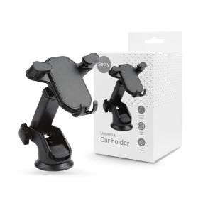   Setty US-T3 autós tartó műszerfalra/szélvédőre - fekete