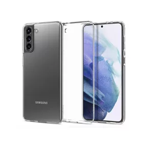   Samsung G990F Galaxy S21 ütésálló hátlap - Spigen Liquid Crystal - átlátszó