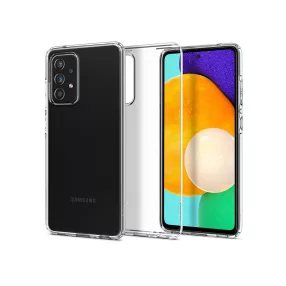   Samsung A525F Galaxy A52/A526B Galaxy A52 5G ütésálló hátlap - Spigen Liquid Crystal - átlátszó