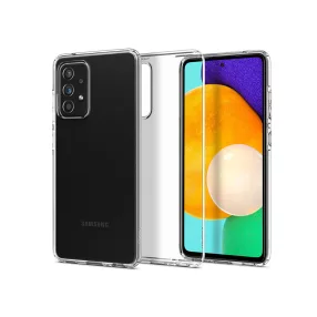   Samsung A725F Galaxy A72 4G/A726B Galaxy A72 5G ütésálló hátlap - Spigen Liquid Crystal - átlátszó
