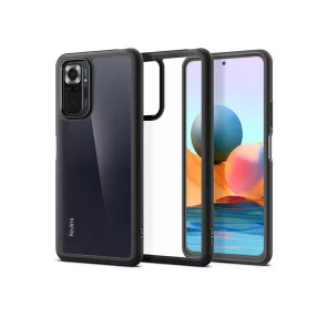   Xiaomi Redmi Note 10 Pro ütésálló hátlap - Spigen Ultra Hybrid - fekete/átlátszó