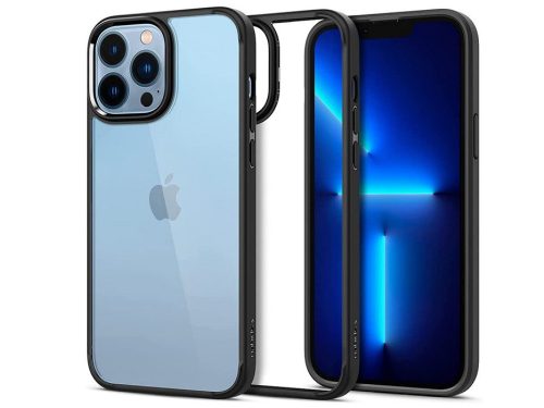 Apple iPhone 13 Pro ütésálló hátlap - Spigen Ultra Hybrid - fekete/átlátszó