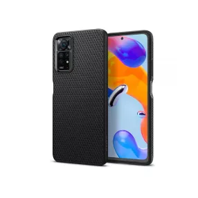   Xiaomi Redmi Note 11 Pro/Redmi Note 11 Pro 5G ütésálló hátlap - Spigen Liquid   Air - fekete