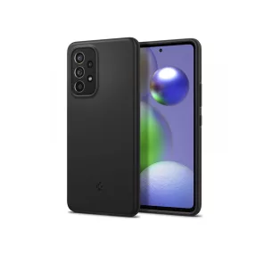   Samsung A536U Galaxy A53 5G ütésálló hátlap - Spigen Thin Fit - fekete