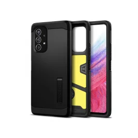   Samsung A536U Galaxy A53 5G ütésálló hátlap - Spigen Tough Armor - fekete