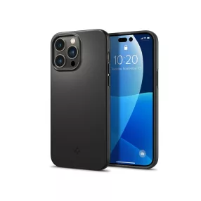   Apple iPhone 14 Pro ütésálló hátlap - Spigen Thin Fit - fekete