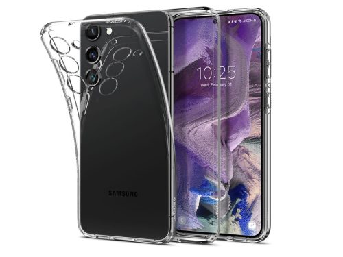 Samsung SM-S916 Galaxy S23+ ütésálló hátlap - Spigen Liquid Crystal - átlátszó