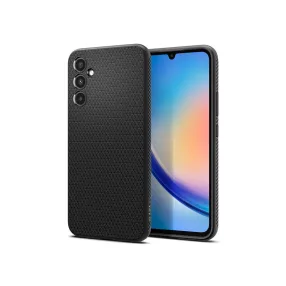   Samsung SM-A346 Galaxy A34 5G ütésálló hátlap - Spigen Liquid Air - fekete