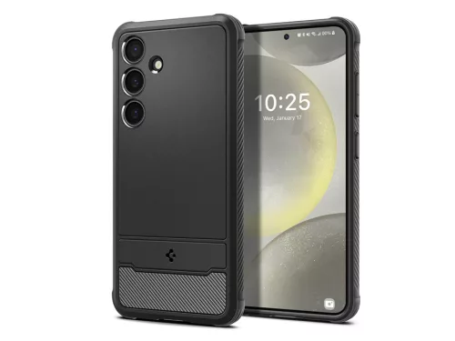 Spigen Rugged Armor ütésálló tok - Samsung SM-S921 Galaxy S24 - fekete