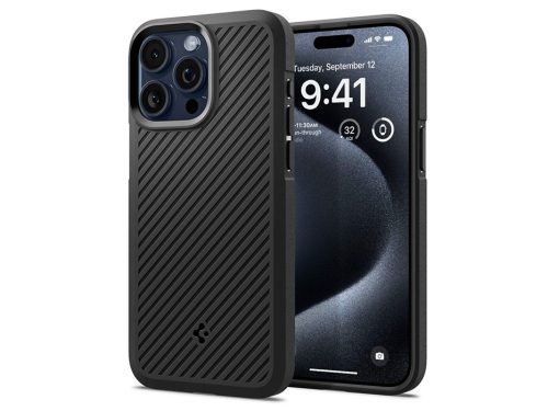 Apple iPhone 15 Pro Max ütésálló hátlap - Spigen Core Armor - fekete