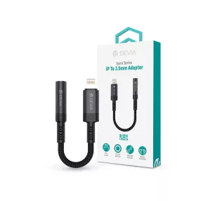   Devia iPure Series Lightning/AUX 3,5 mm audió adapter - fekete