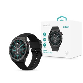 Devia Pro1 (V2) okosóra AMOLED kijelzővel - fekete
