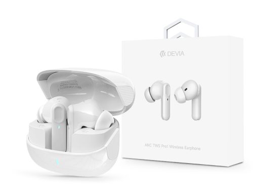 Devia ANC TWS-Pro1 Bluetooth sztereó headset - fehér