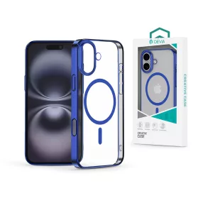 Devia Glimmer Magnetic Series tok - Apple iPhone 16 - kék