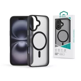   Devia Pino Series Magnetic ütésálló tok - Apple iPhone 16 - fekete