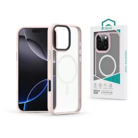   Devia Pino Series Magnetic ütésálló tok - Apple iPhone 16 Pro Max - pink