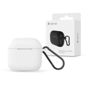 Devia Naked szilikon tok AirPods 4 fülhallgatóhoz - fehér