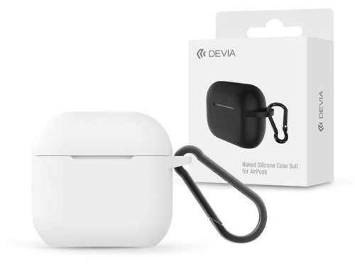 Devia Naked szilikon tok AirPods 4 fülhallgatóhoz - fehér
