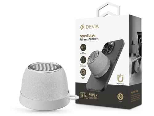 Devia Sound Lite4 vezeték nélküli mágneses bluetooth hangszóró - szürke