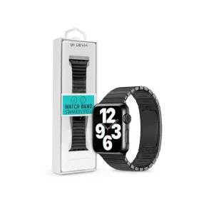   Devia Elegant Series Link Bracelet Apple Watch fém szíj - 42/44/45/49mm - fekete
