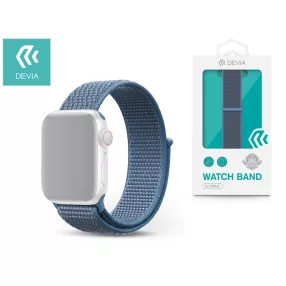   Apple Watch szövet sport szíj - Devia Deluxe Series Sport3 Band - 42/44/45/49 mm- cod blue
