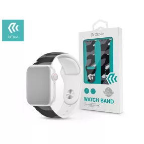   Apple Watch lyukacsos sport szíj - Devia Deluxe Series Sport2 Band - 42/44/45/49mm - black camo