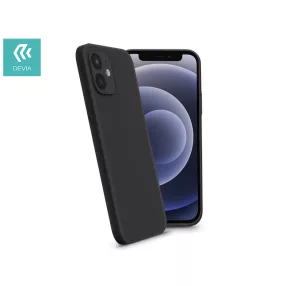   Apple iPhone 12 Mini szilikon hátlap - Devia Nature Series Case - fekete